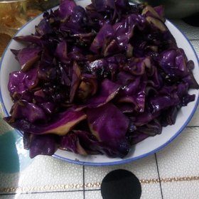 【甘蓝紫图片美食大全-胖蚝油的蚝油的丫头紫味好家牛排隶属公司图片