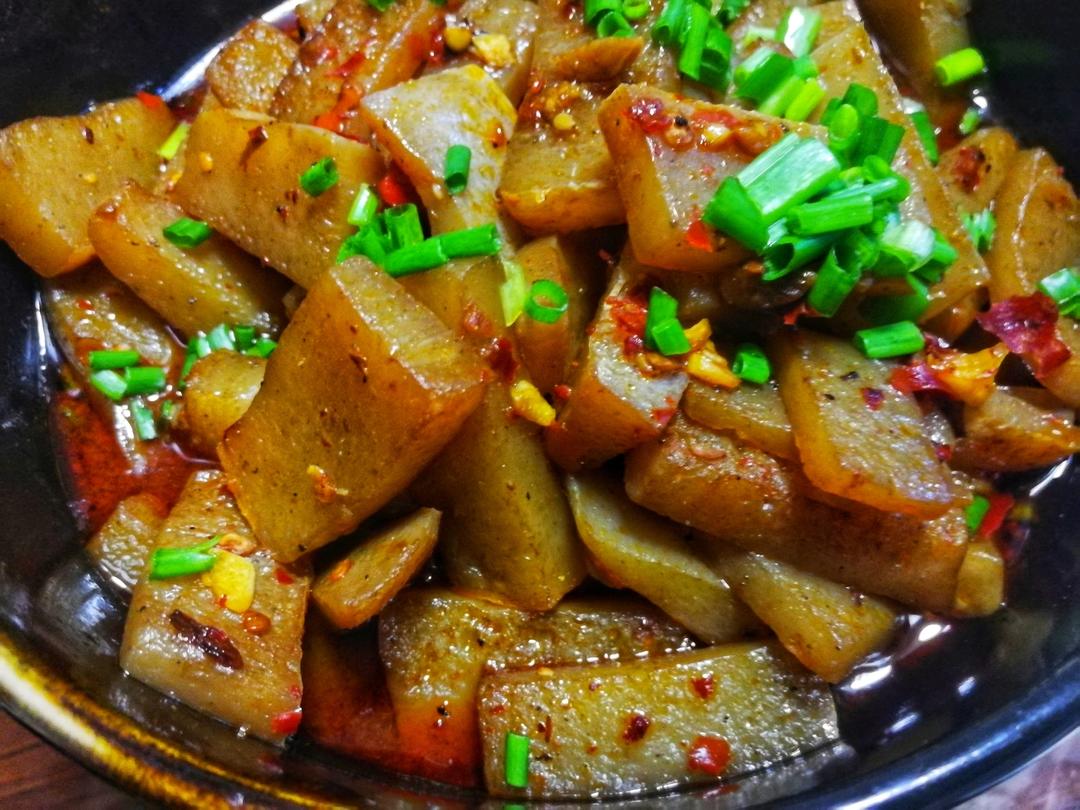 素炒魔芋豆腐