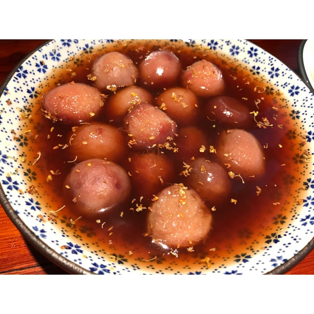 汉妮0104做的桂花糖芋头