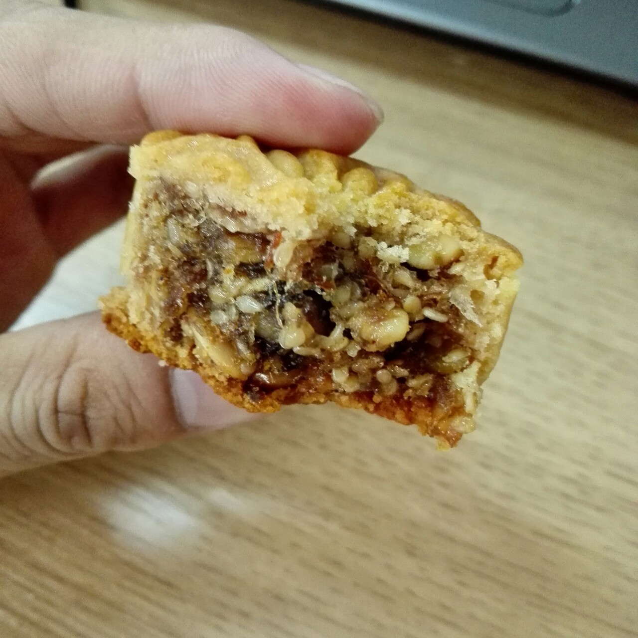 天嘿的气候做的广式五仁月饼(自制五仁馅)