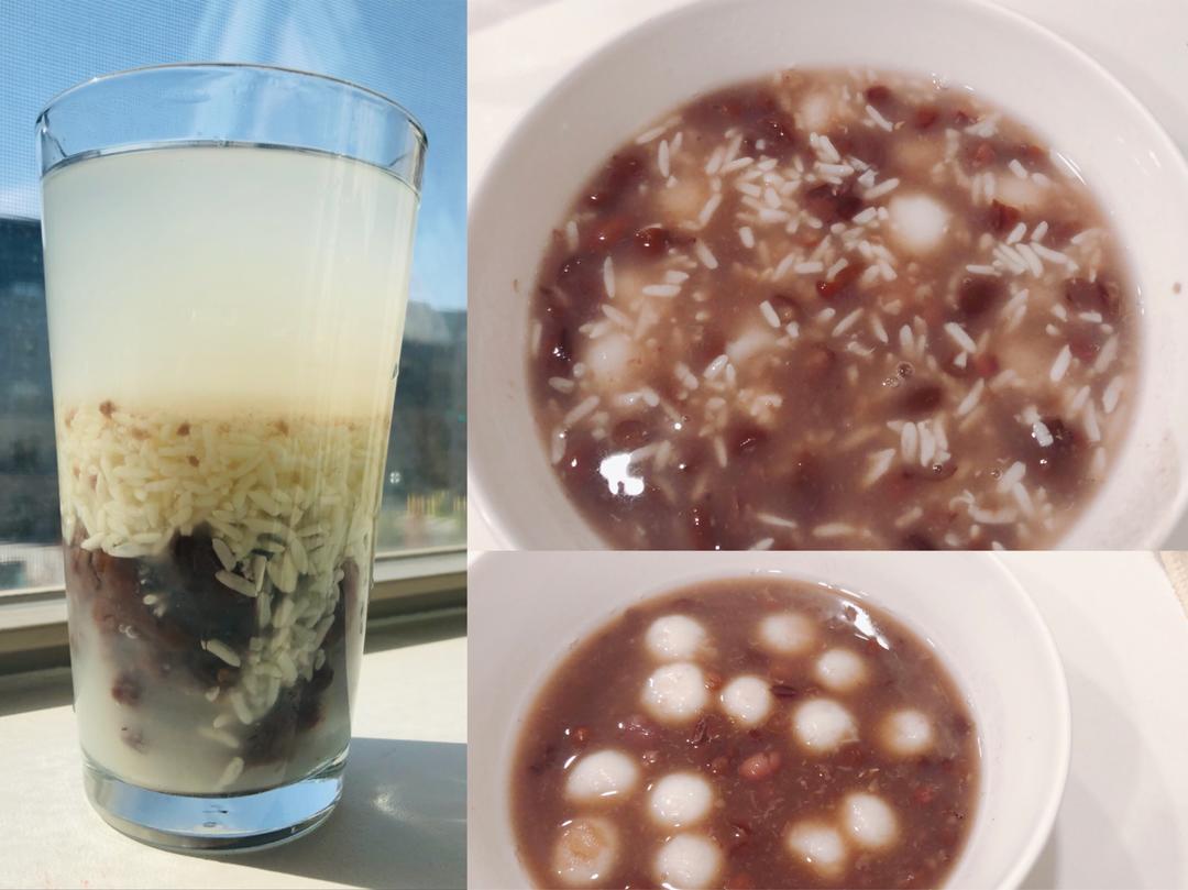 赤豆酒酿(冬日热饮&夏天冷饮&儿童版)的做法