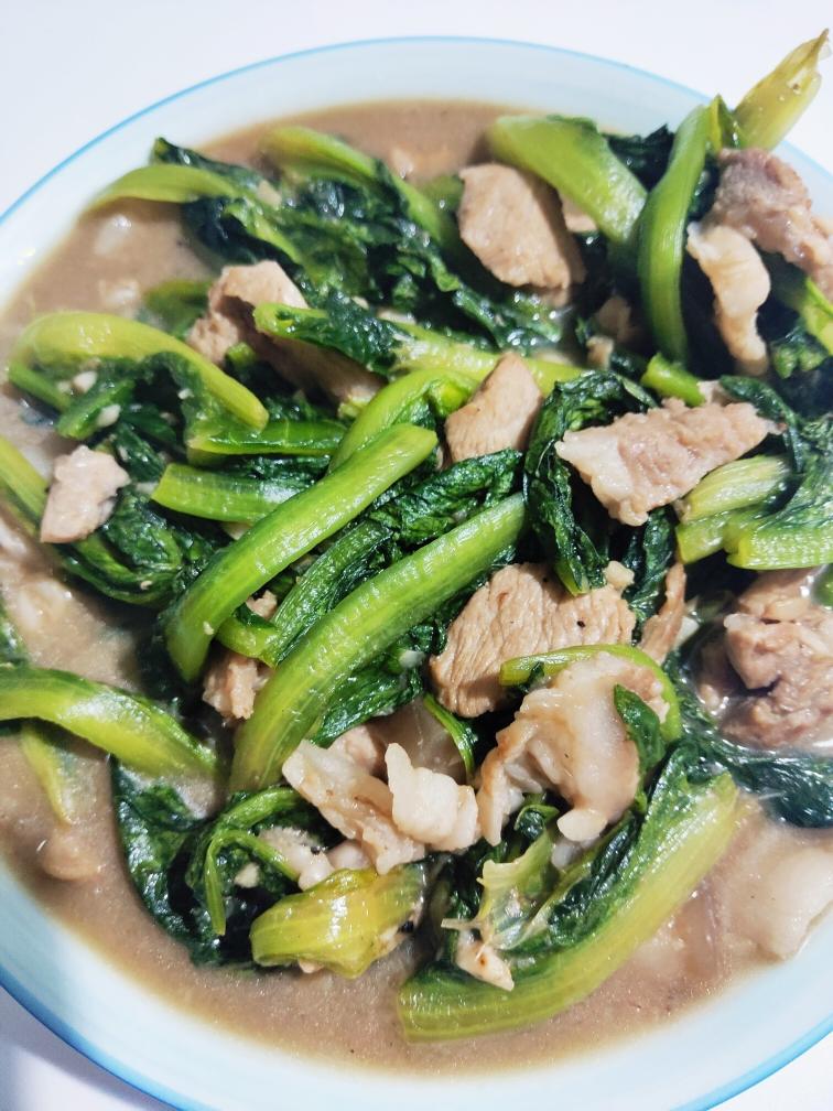 油麦菜炒肉