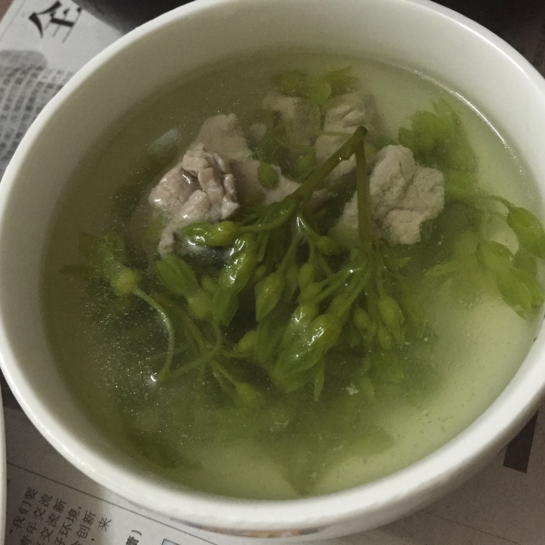 baolong127做的夜香花滚瘦肉汤