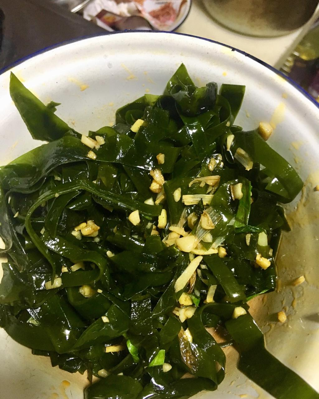 荷兰小猪0712做的素炒海带丝