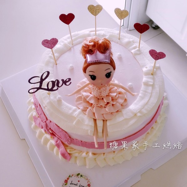 百合梦幻做的青蟹时尚的芭比蛋糕大山阳可以吃糖果吗图片