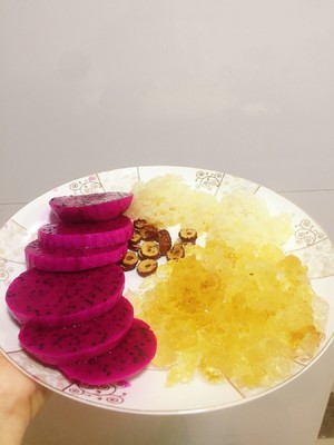 火龙果木耳桃胶凝露