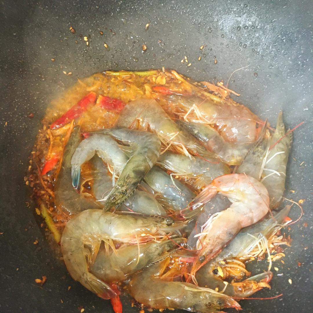 香辣开背虾的做法 步骤8