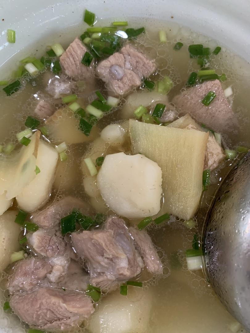 明月清风me做的马蹄炖排骨汤