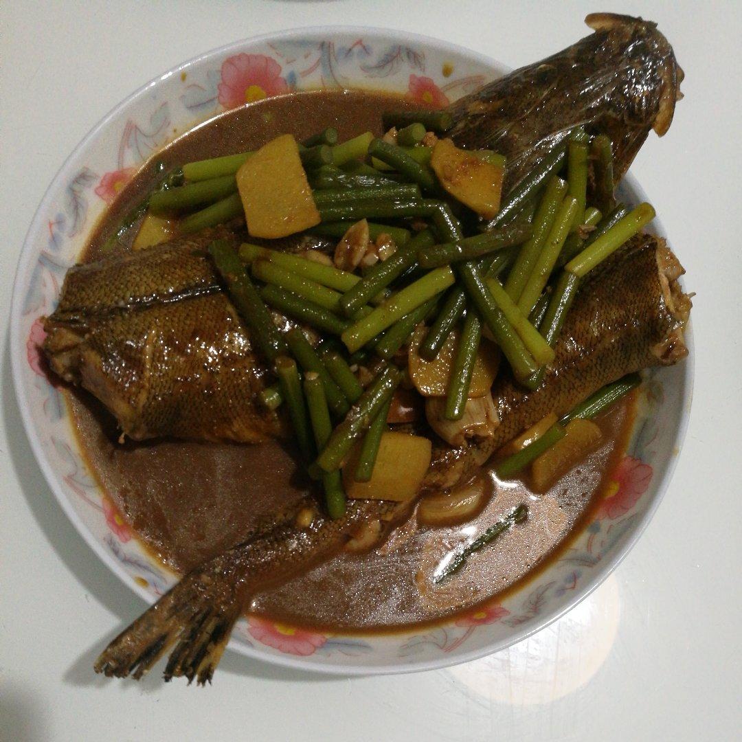 蒜苔焖狗腿鱼的全部作品
