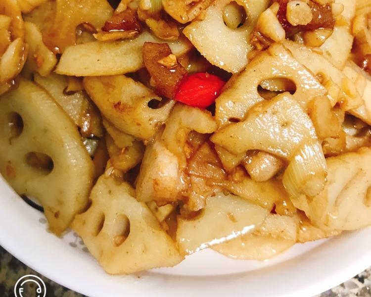一波三折的莲菜(藕)炒肉片