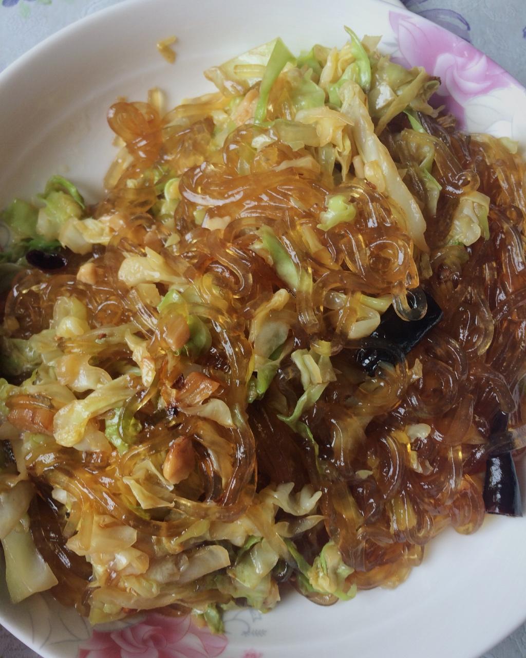 鱼知味做的包菜粉丝