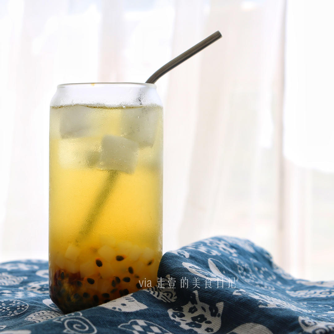 复刻coco双响炮-百香果茉莉绿茶