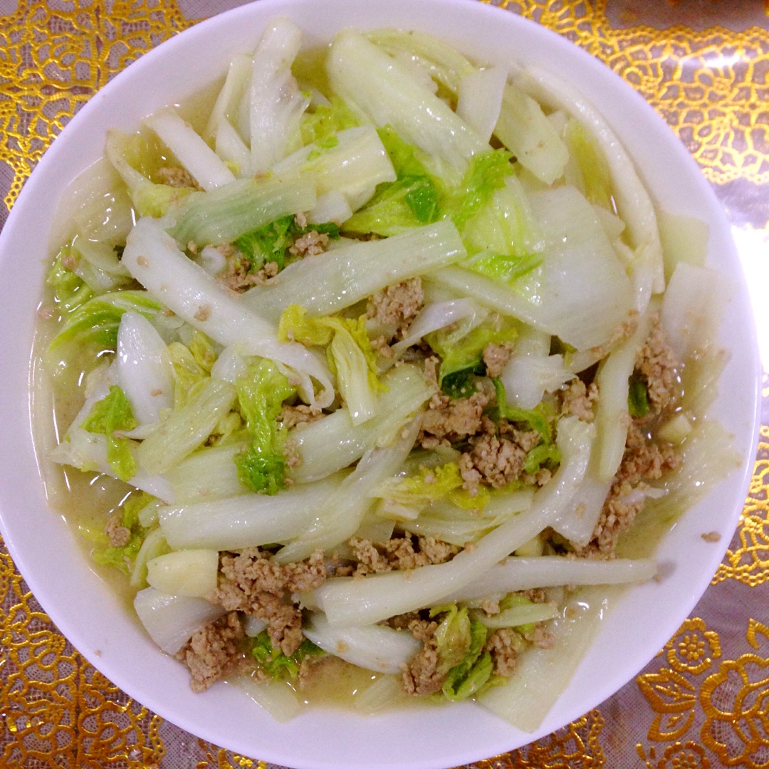 下饭菜-肉末白菜的全部作品