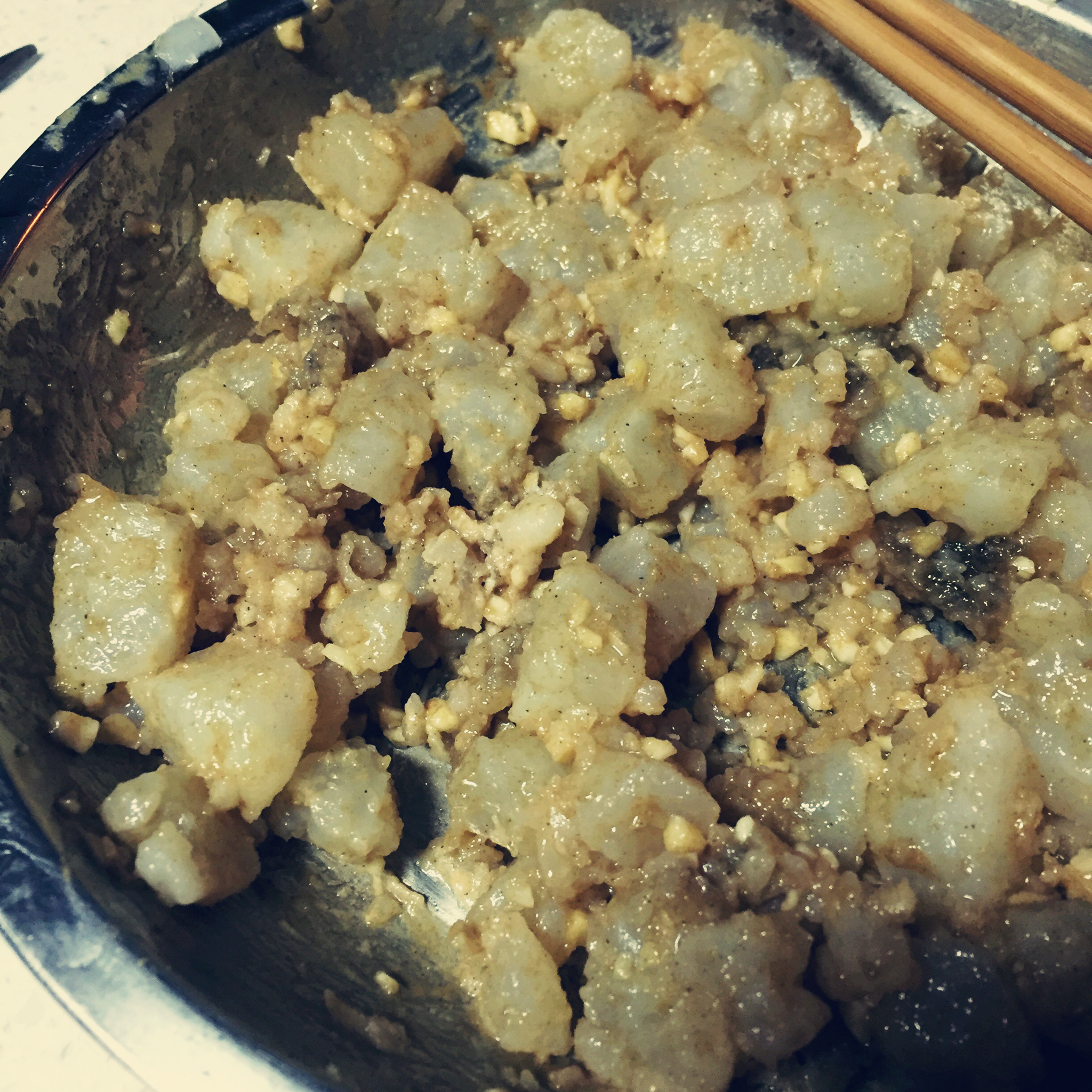 油煎焖子