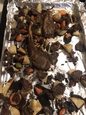 烤五花烤羊肉烤羊排的做法 步骤9