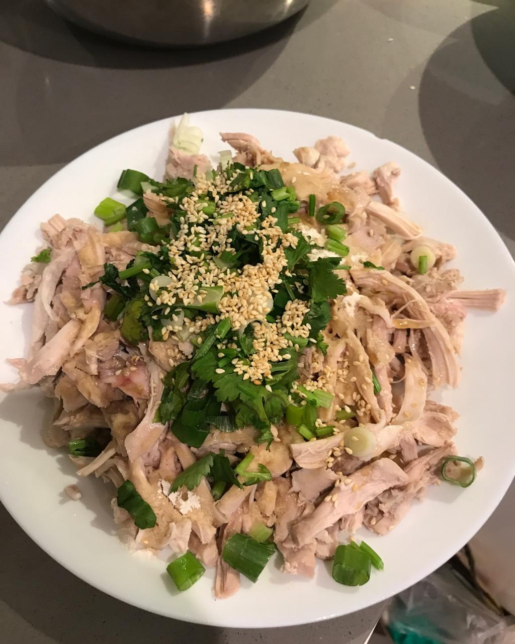 manyinwong做的广式手撕鸡