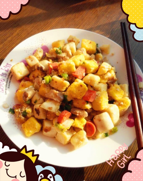 蛋炒馍花