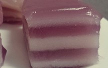紫薯水晶椰汁糕