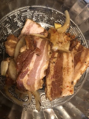 烤五花烤羊肉烤羊排的做法 步骤2