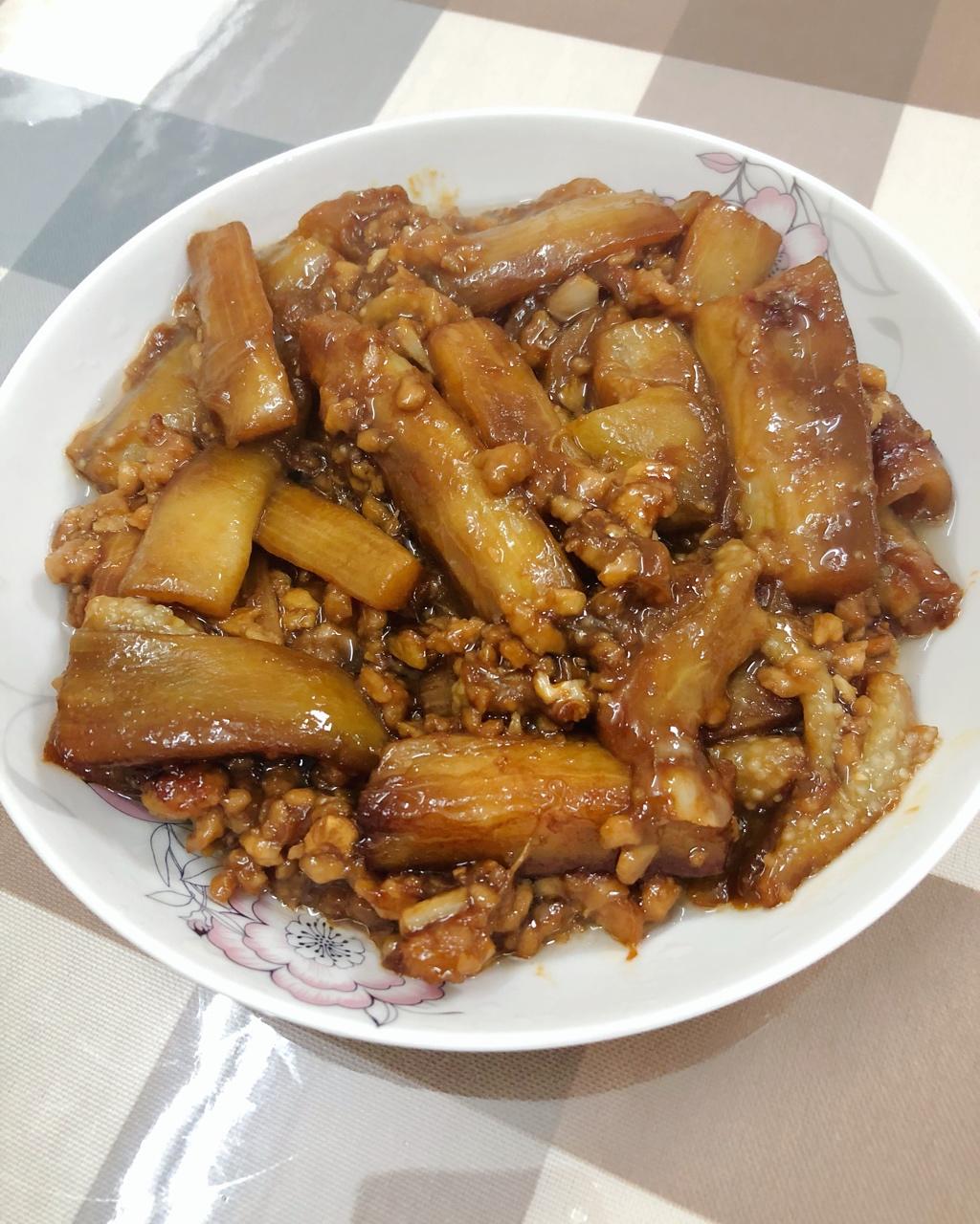 茄子!红烧肉末茄子