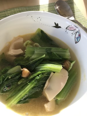 上汤芥菜 鲜美微苦回甘 夏日清火的做法 步骤6