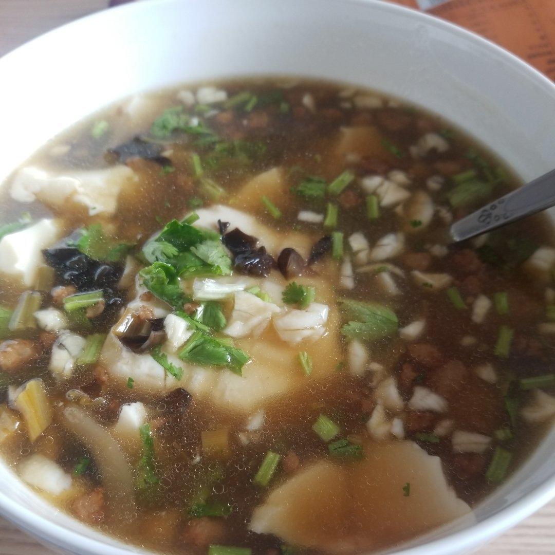 biubiubang做的鲜香卤汁豆腐脑