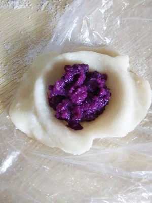 紫薯糯米果的做法 步骤8