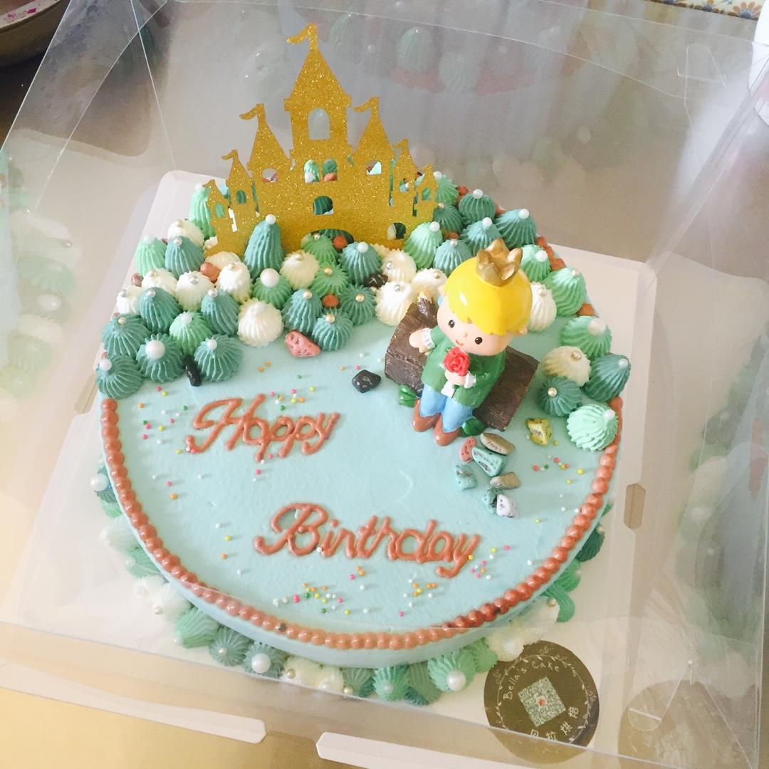 媛媛的蛋糕做的小王子主题生日蛋糕男宝宝生日蛋糕