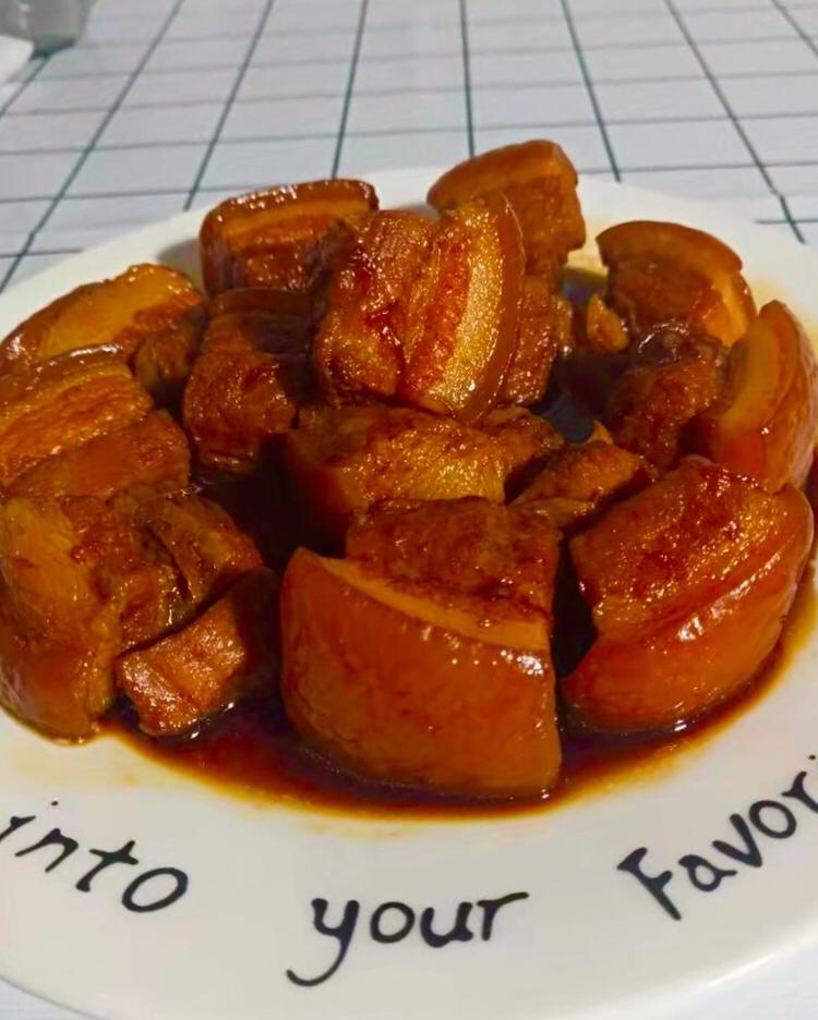 红烧肉 无油烟免烧的简单红烧肉的做法 步骤5