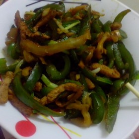 肉丝榨菜青椒煲仔饭炒咸做法丝榨菜图片