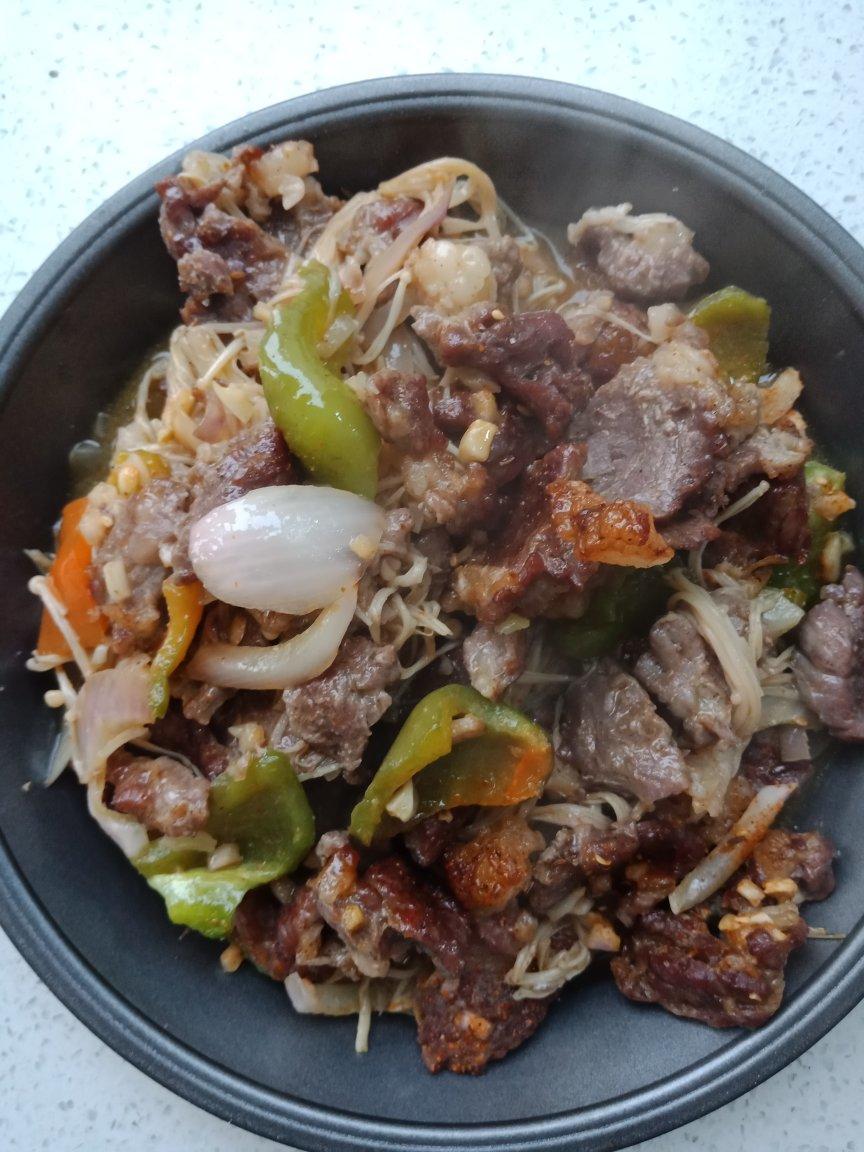 飞翔的宝妈做的【健康三餐】一锅出的什锦烤牛肉