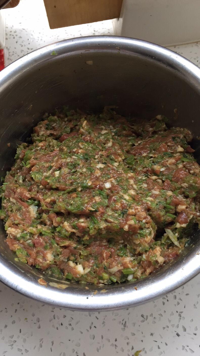 芹菜猪肉包子,小白菜素包子