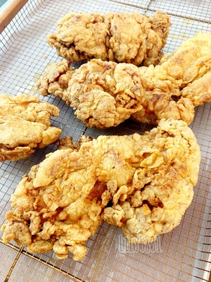 KFC肯德基“鱼鳞”脆皮炸鸡排 超详细新手版?的做法 步骤13