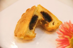 蔓越莓烤年糕(巧克力馅)的做法 步骤9