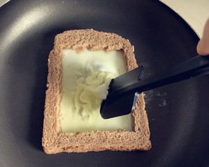 减脂期间的高热量美味 火腿蛋三明治(一片面