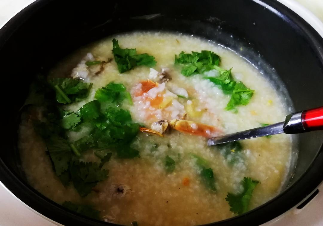 大闸蟹粥