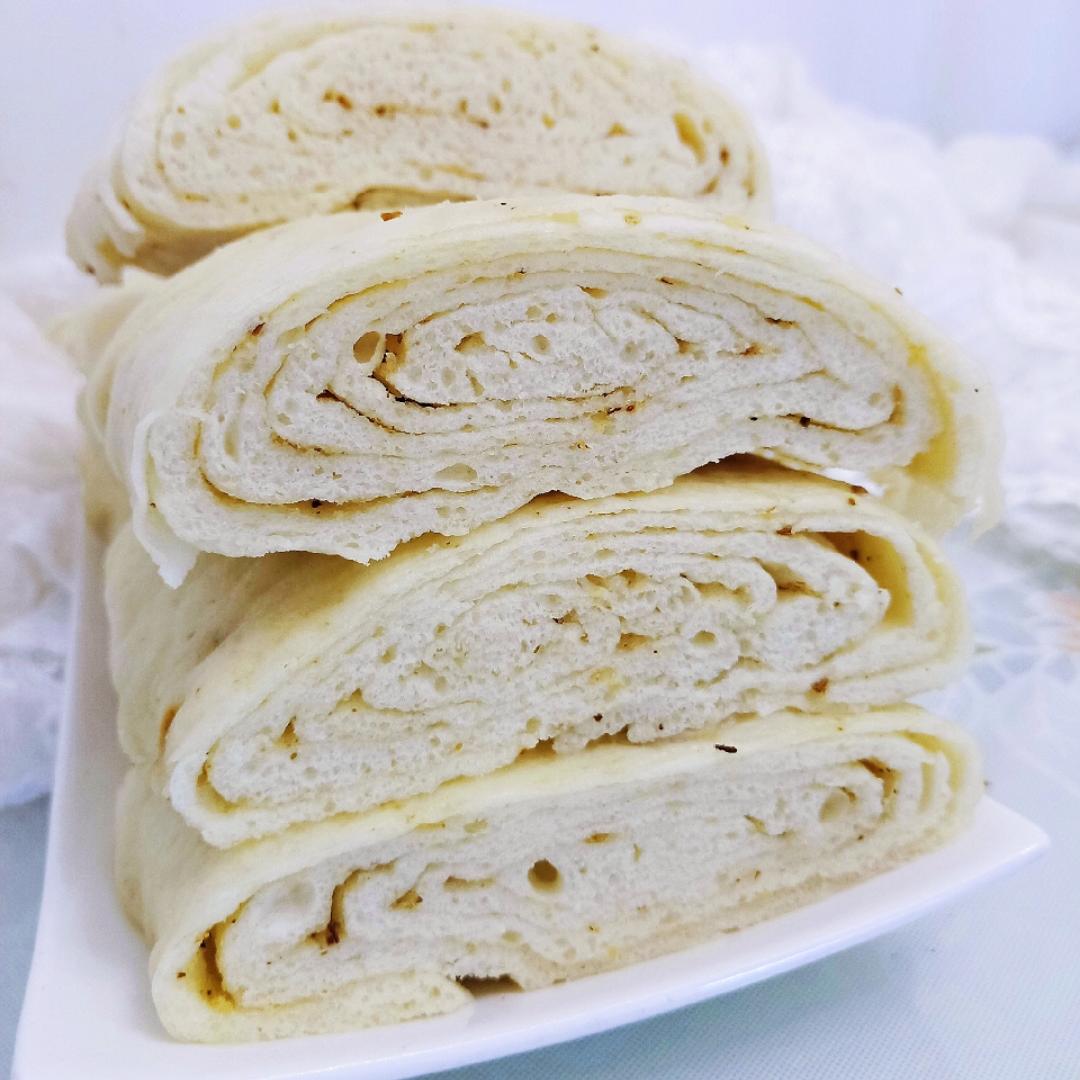 梅子酸梅汤做的千层蒸饼