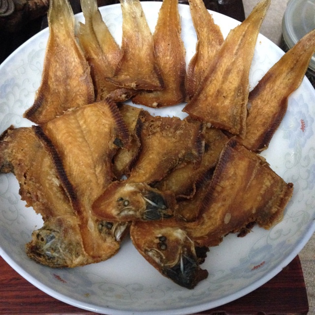 怒奔的蜗牛做的香煎小咸鱼