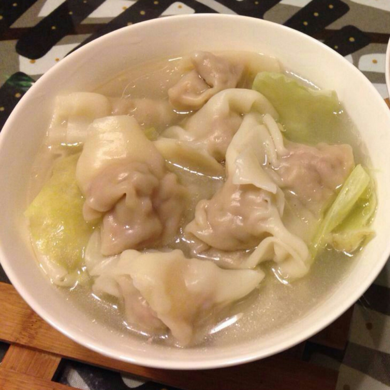 昔°做的清汤抄手