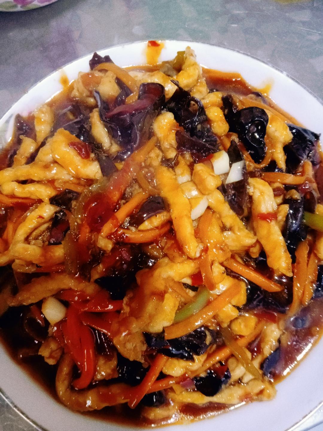 家庭版鱼香肉丝