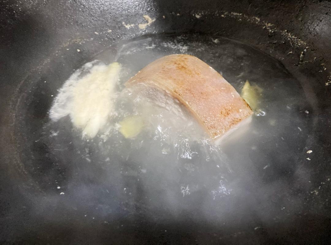 笋尖老咸菜蒸烧白(重庆特色)的做法 步骤8