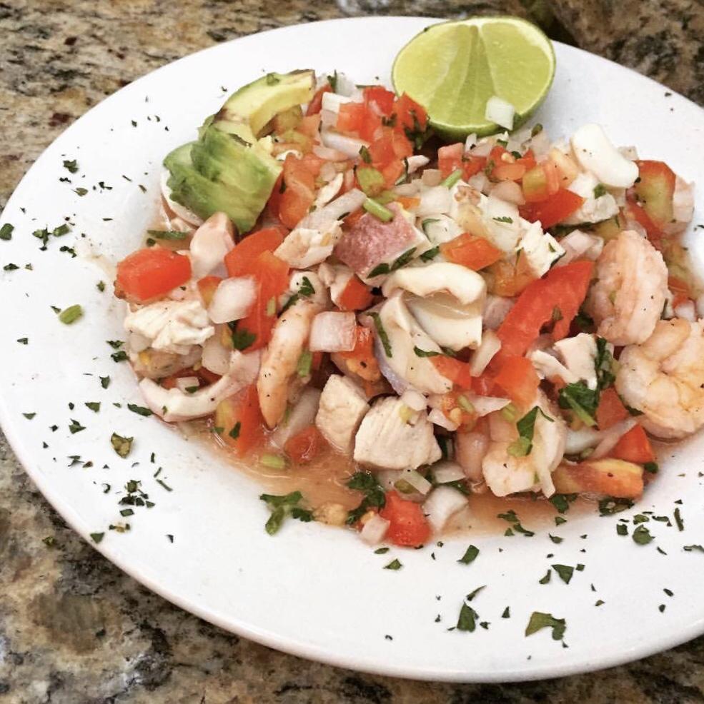 厄瓜多尔 柠檬汁浸虾ceviche