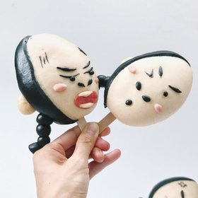 尔康搞笑表情包——雪糕馒头