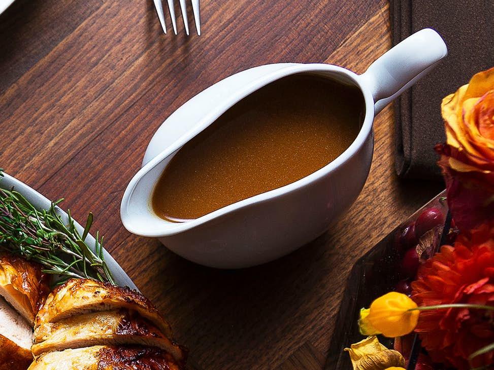 火鸡浇汁 turkey gravy
