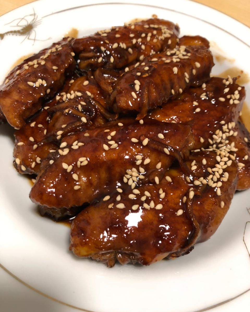 闪到幺做的可乐鸡翅