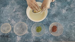 五彩缤纷雪媚娘的做法 步骤4