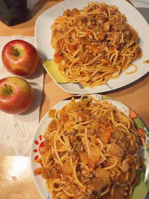 懒人食·超好吃又简单的番茄肉酱意面?的做法 步骤3