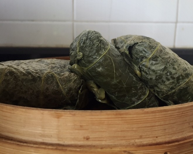 荷叶糯米鸡的做法