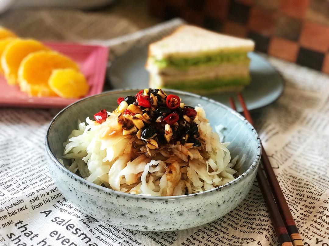 碧华做的凉拌圆白菜