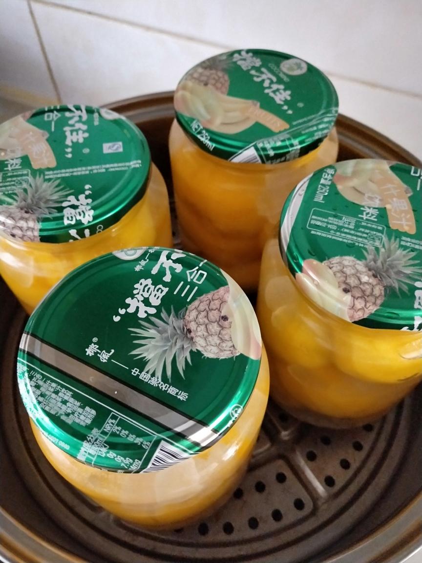 蒸黄桃罐头的做法 步骤12